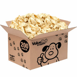 ValueBull Premium Cow Ears, 200 Count Bulk Pack - Beef - 200 Ears
