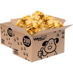 ValueBull Premium Cow Ears, 400 Count WHOLESALE PACK - ValuePetSupplies