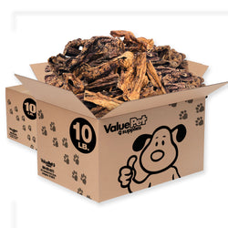 ValueBull Lamb Lung Sticks, Premium 20 Pounds Bulk Pack