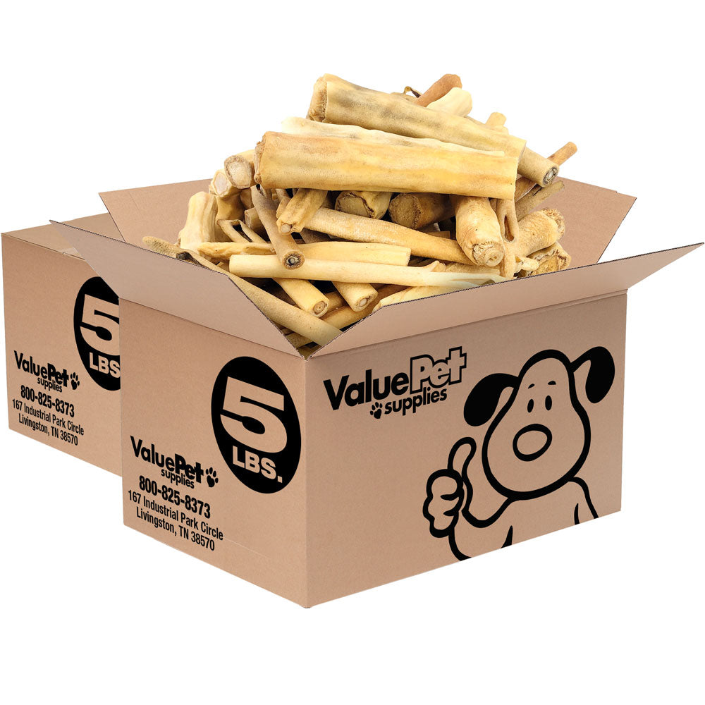 ValueBull Cow Tails, Varied Shape Dog Chews, 10 Pounds Bulk Pack