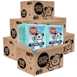 ValuePad USA Plus Puppy Pads, Large 28x30 Inch, 400 Count Wholesale Pack - 400 Count,Large