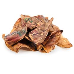 ValueBull Whole Pig Ears for Dogs, 100% Pork Chews, 100 Count Bulk Pack - Pork - 100 Ears