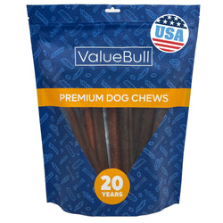 ValueBull USA Collagen Sticks for Dogs, 12 Inch Jumbo Chews, Natural Long-Lasting Dog Treats, 10 Count