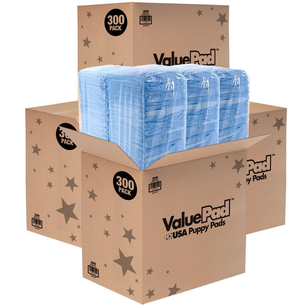 ValuePad USA Puppy Pads, Medium 22x23 Inch, 1,200 Count Wholesale Pack - 1200 Count