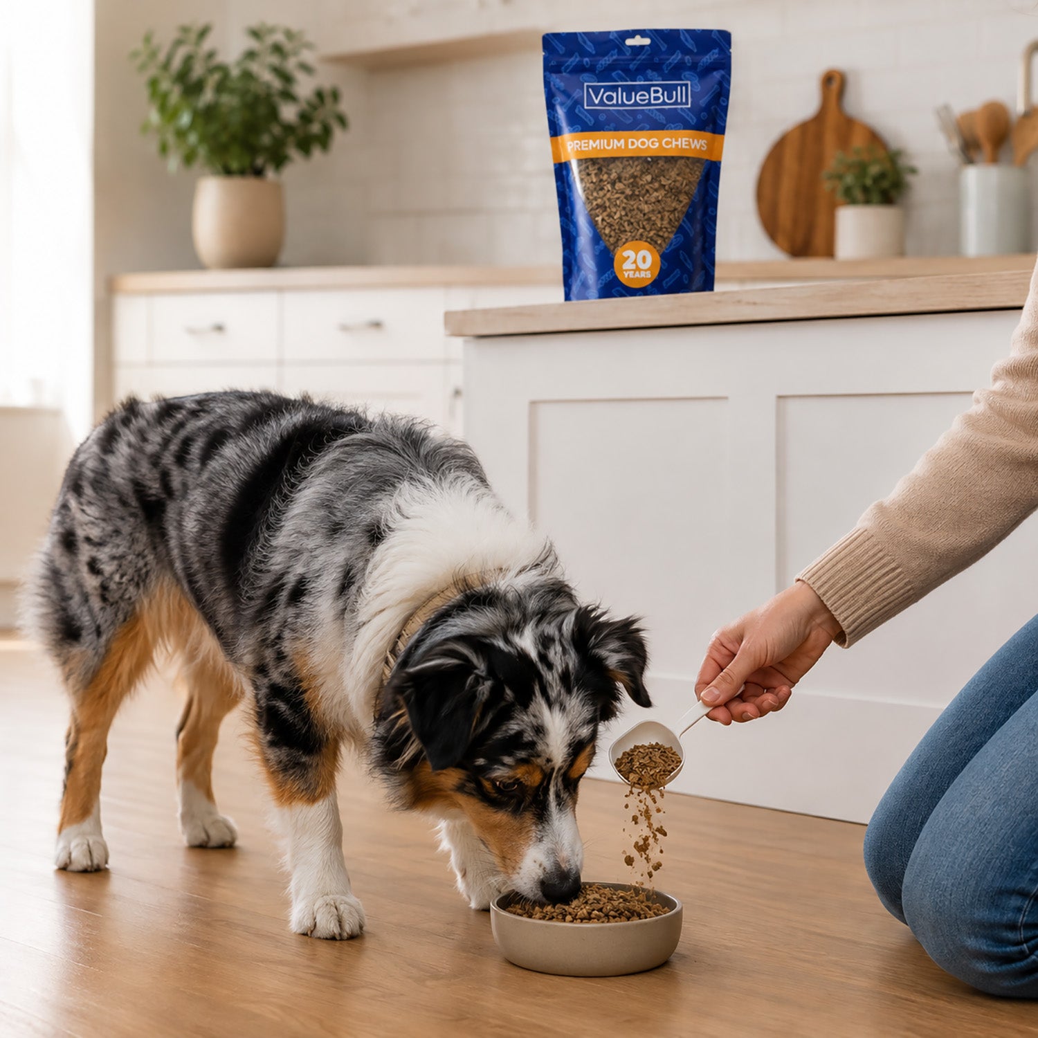 ValueBull USA Freeze Dried Beef Liver Food Topper for Dogs & Cats, 1 Pound - 1