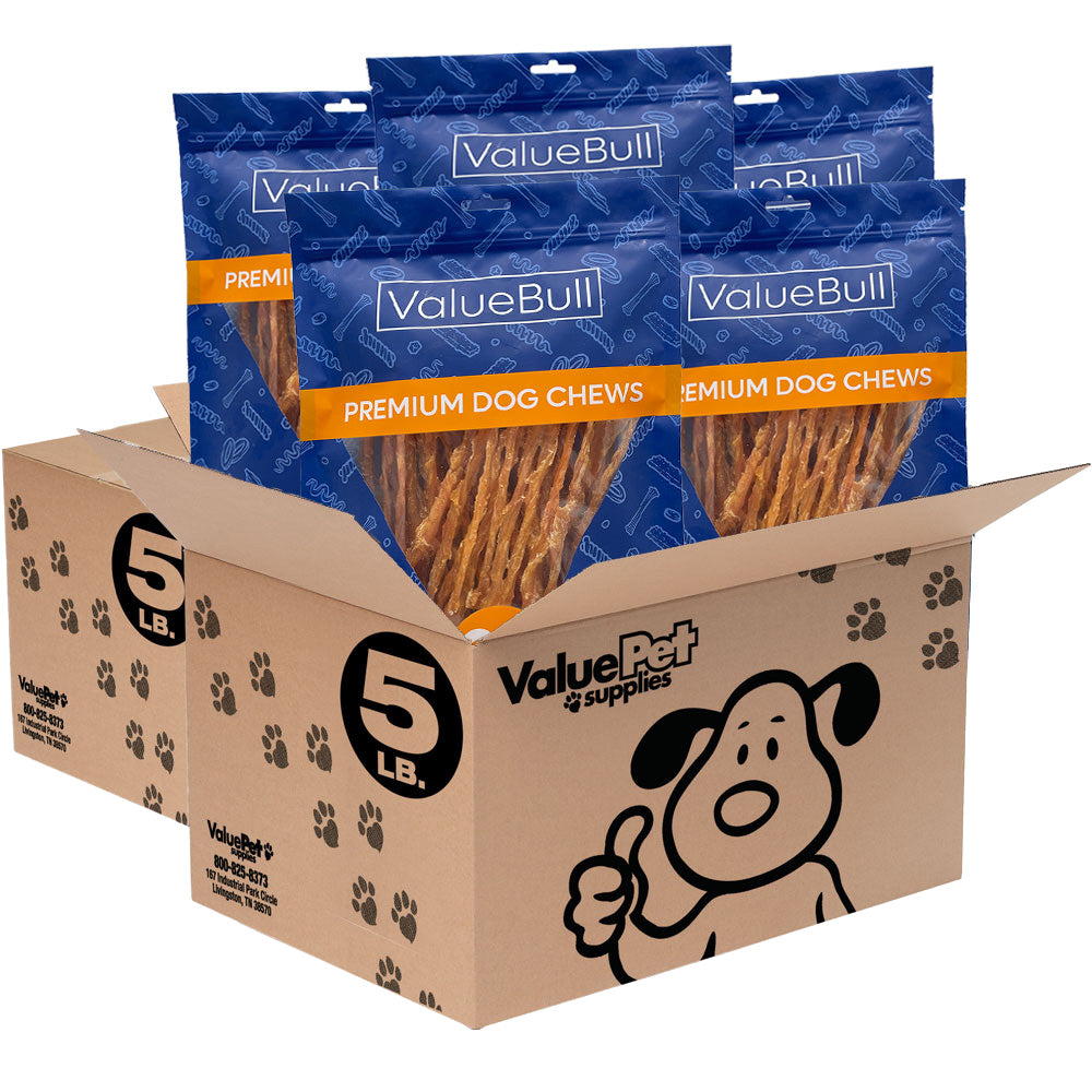 ValueBull USA Turkey Tendons Dog Treats, 10 Pounds