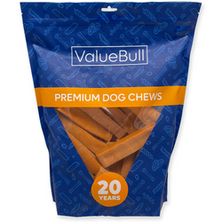 ValueBull Himalayan Yak Cheese Dog Chews, Pumpkin, Large, 25 Count - 25