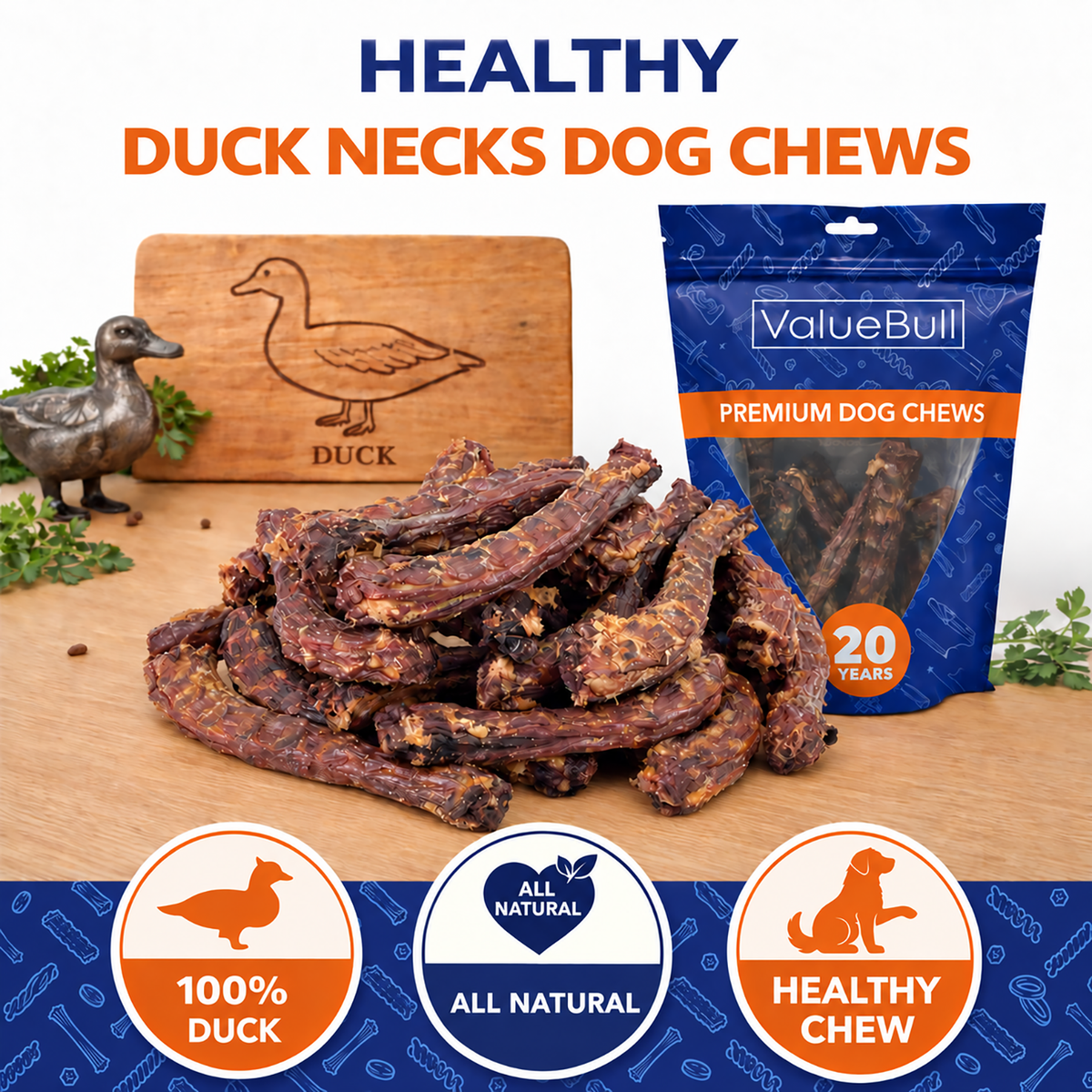 USA Dehydrated Duck Necks for Dogs, 25 Count