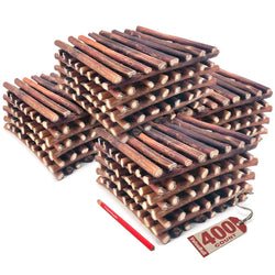 ValueBull Bully Sticks for Dogs, Jumbo 12 Inch, 400 Count WHOLESALE PACK - ValuePetSupplies