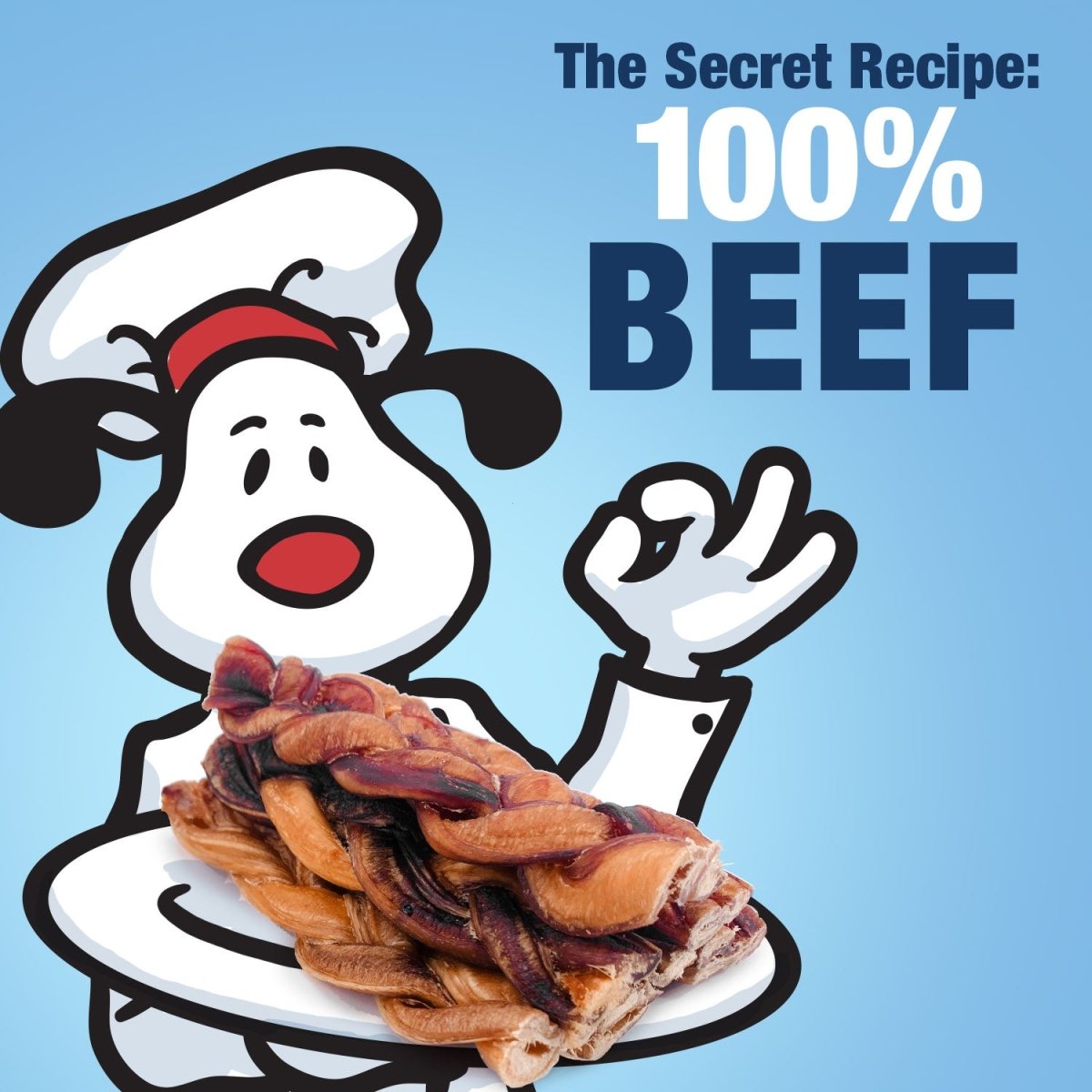 ValueBull Braided Bully Sticks for Large Dogs, Thick 12 Inch, 50 Count Wholesale Pack - ValuePetSupplies