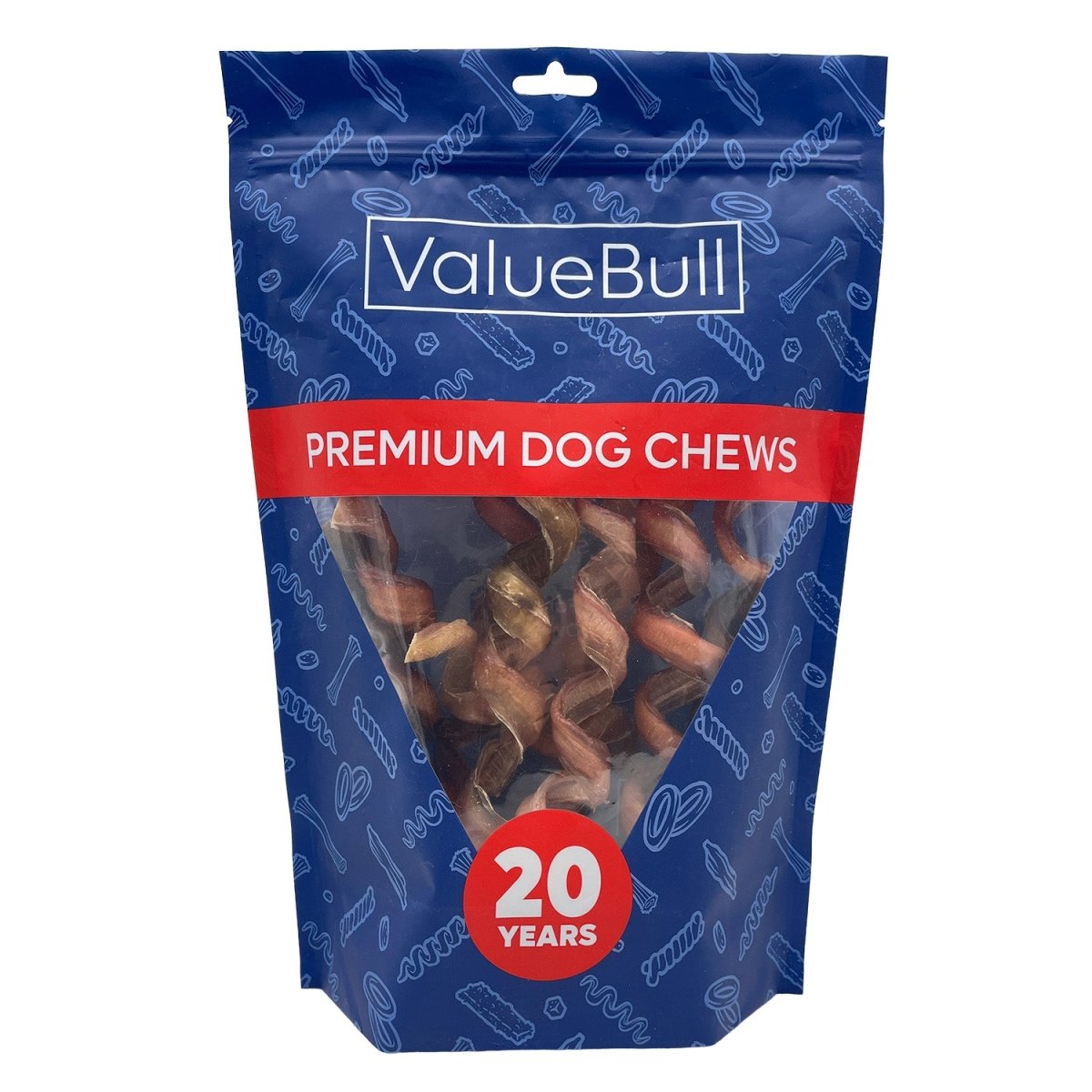 ValueBull Curly Bully Sticks, 6 - 9 Inch, 10 Count - ValuePetSupplies