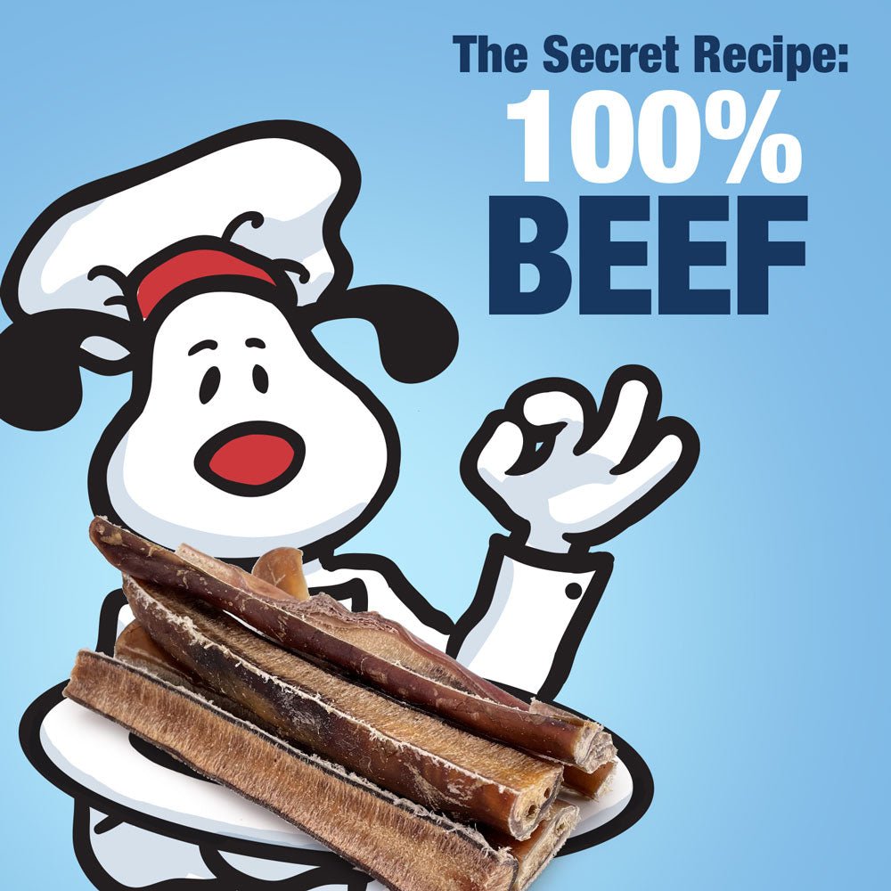 ValueBull Bully Sticks for Dogs, Medium 4 - 6 Inch, Varied Shapes, 25 Count - ValuePetSupplies