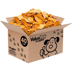 ValueBull USA Collagen Chips, Dog Chews, Natural Beef, Chicken Infused, 40 Pound WHOLESALE PACK - ValuePetSupplies