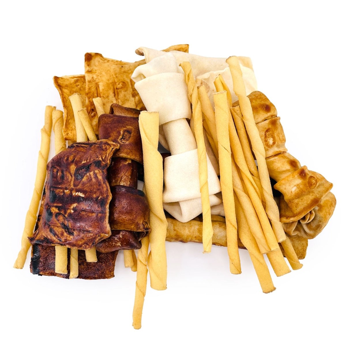 ValueBull USA Rawhide, Small Dog Variety Mix, Fun Shapes, 10 Pound BULK PACK - ValuePetSupplies
