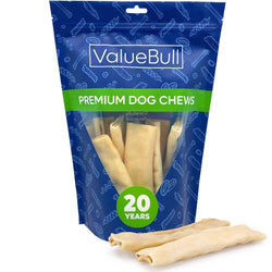ValueBull USA Collagen Flats, Dog Chews, Natural Beef, 10 Count - ValuePetSupplies
