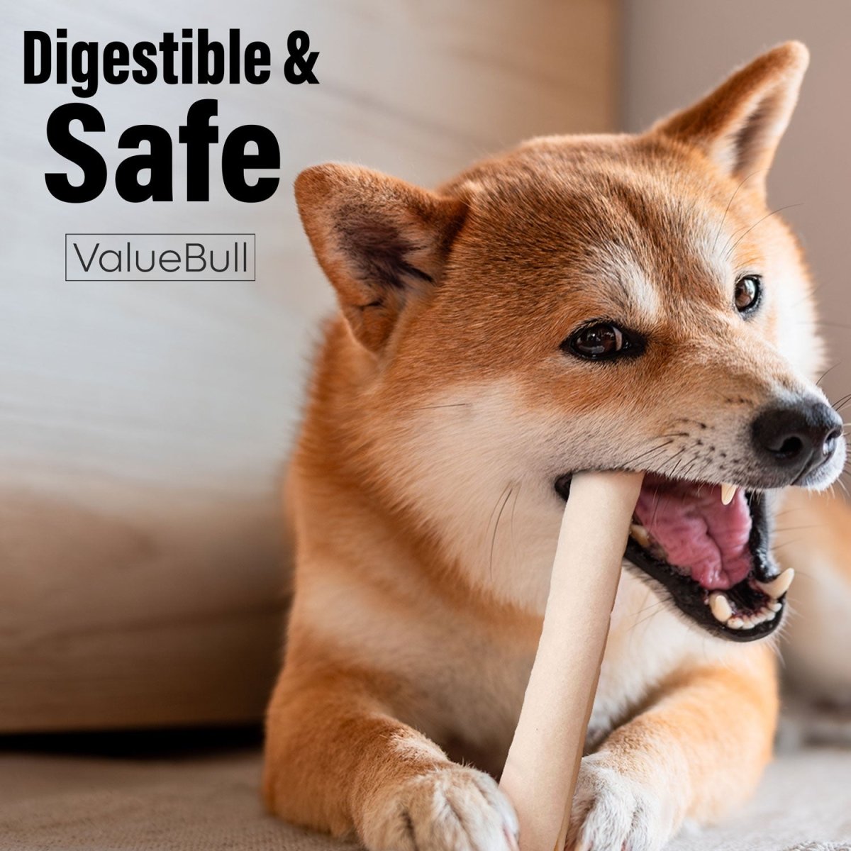 FREE GIFT - ValueBull USA Collagen Retriever Rolls, Dog Chews, Natural Beef, 6 Inch, 1 Count - ValuePetSupplies