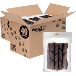 ValueBull USA Collagen Spirals, Thin 5 - 6 Inch, 400 Count RESALE PACKS (80 x 5 Count) - ValuePetSupplies