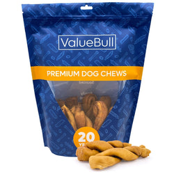 ValueBull USA Collagen Twists, Dog Chews, Natural Beef, Chicken Infused, 10 Count - ValuePetSupplies