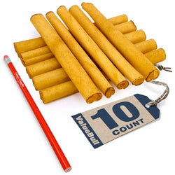 ValueBull USA Collagen Sticks, Beef Dog Chews, Lightly Smoked, Medium 6 Inch, 10 Count - ValuePetSupplies