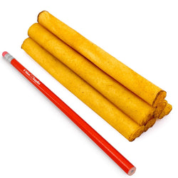 ValueBull USA Collagen Sticks, Beef Dog Chews, Lightly Smoked, Medium 6", 400ct WHOLESALE PACK - ValuePetSupplies