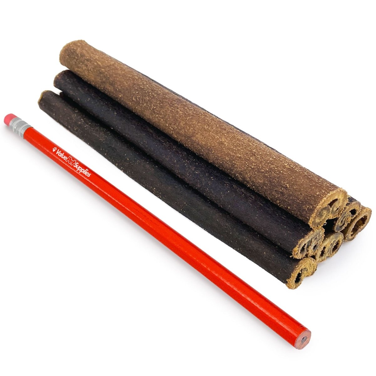 ValueBull USA Collagen Sticks For Dogs, Bully Sticks & Rawhide Alternative, Medium 6 Inch, 400 Count RESALE PACKS (20 x 20 Count) - ValuePetSupplies