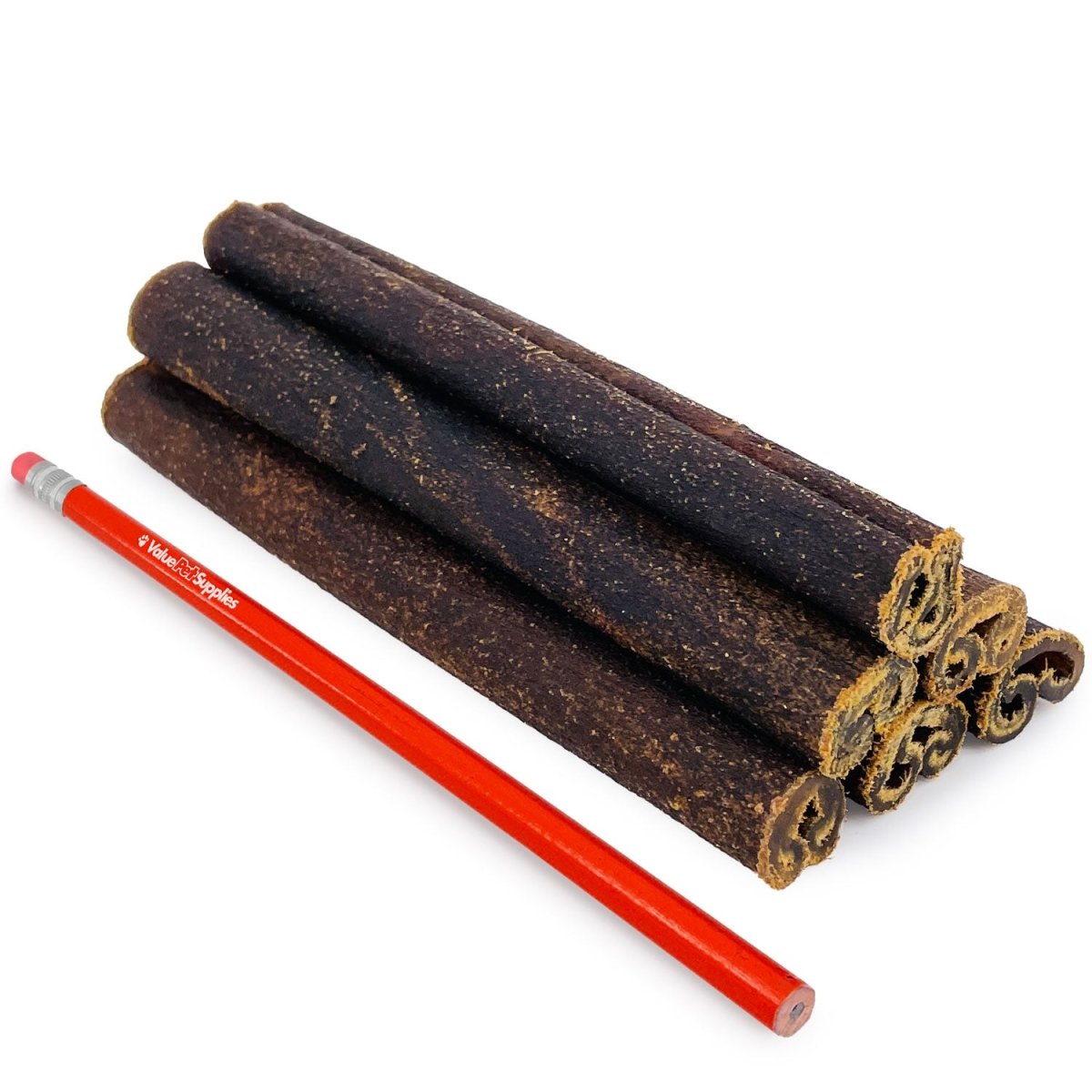 ValueBull USA Collagen Sticks For Dogs, Bully Sticks & Rawhide Alternative, Thick 6 Inch, 400 Count RESALE PACKS (40 x 10 Count) - ValuePetSupplies
