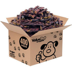 ValueBull USA Collagen Braids, Thin 5 - 6 Inch, 400 Count WHOLESALE PACK - ValuePetSupplies