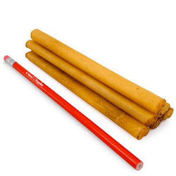 ValueBull USA Collagen Sticks, Beef Dog Chews, Lightly Smoked, Thin 6 Inch, 400 ct WHOLESALE PACK - ValuePetSupplies