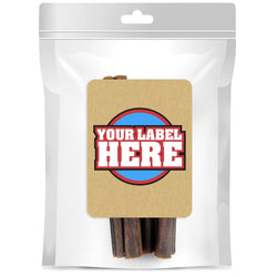 ValueBull USA Collagen Sticks For Small Dogs, Bully Sticks & Rawhide Alternative, Thin 6 Inch, 400 Count RESALE PACKS (80 x 5 Count) - ValuePetSupplies