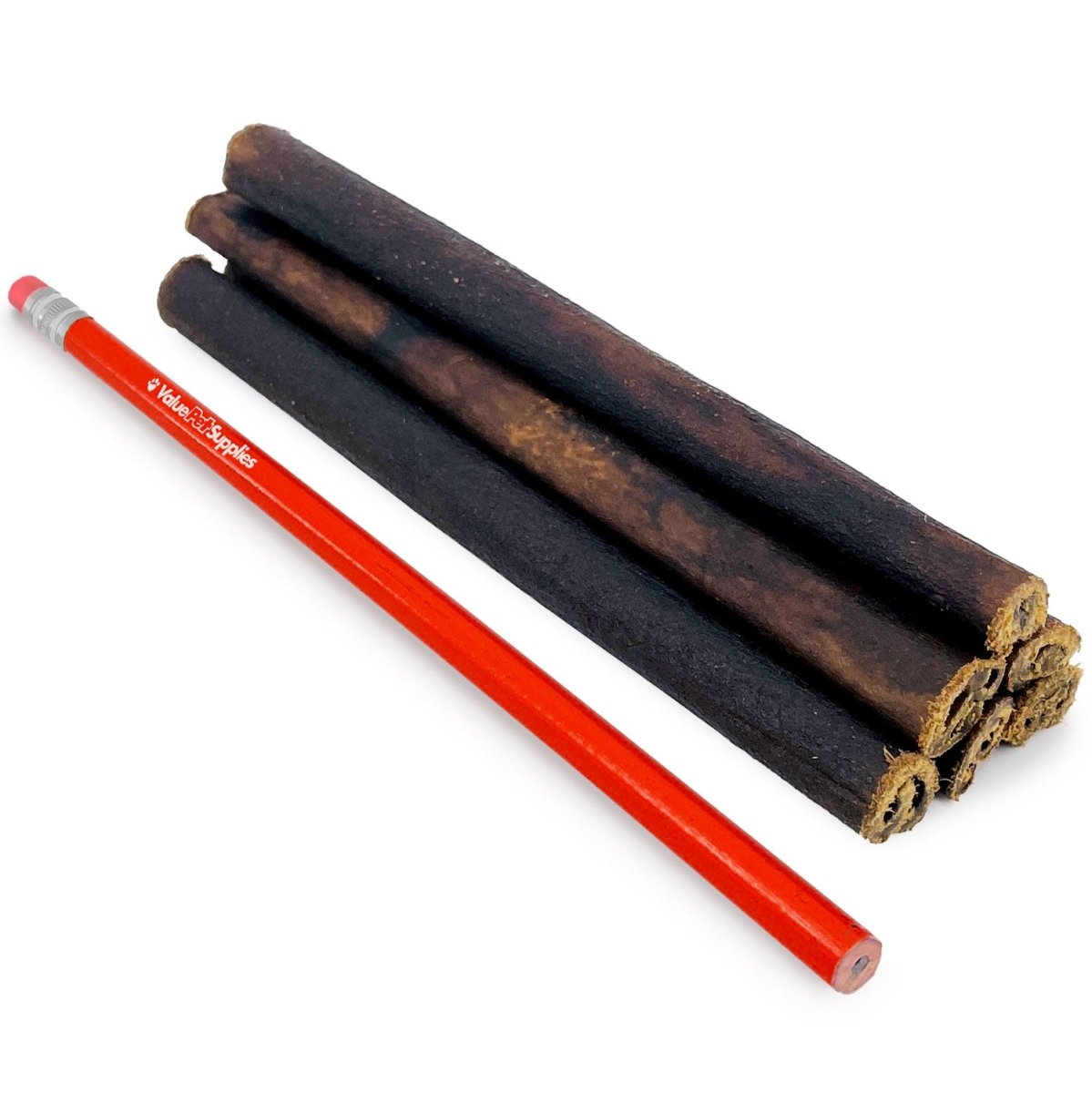 ValueBull USA Collagen Sticks For Small Dogs, Bully Sticks & Rawhide Alternative, Thin 6 Inch, 400 Count RESALE PACKS (80 x 5 Count) - ValuePetSupplies