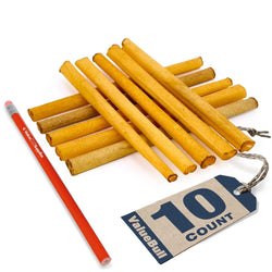 ValueBull USA Collagen Sticks, Beef Dog Chews, Lightly Smoked, Extra Thin 6 Inch, 10 Count - ValuePetSupplies