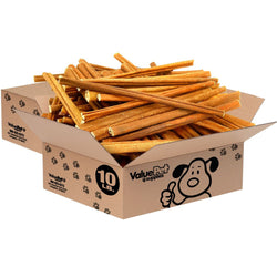 ValueBull USA Collagen Sticks For Dogs, Bully Sticks & Rawhide Alternative, 7 - 12 Inch Varied, 20 Pound BULK PACK - ValuePetSupplies