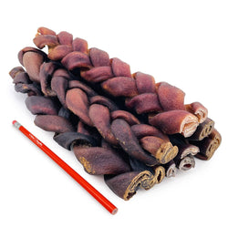ValueBull USA Collagen Braids, Jumbo 11 - 12 Inch, 10 Count - ValuePetSupplies