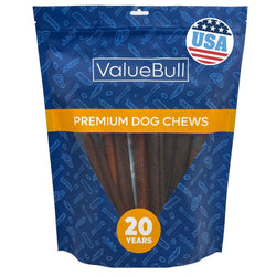 ValueBull USA Collagen Sticks for Dogs, 12 Inch Jumbo Chews, Natural Long - Lasting Dog Treats, 10 Count - ValuePetSupplies