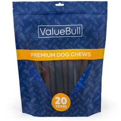 ValueBull USA Collagen Sticks For Dogs, Bully Sticks & Rawhide Alternative, Super Jumbo 12 Inch, 10 Count - ValuePetSupplies