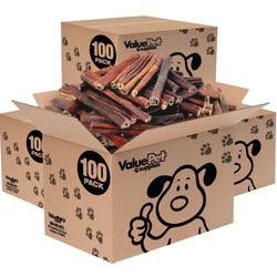 ValueBull USA Collagen Sticks, Bully Sticks & Rawhide Alternative, Super Jumbo 12 in, 400ct WHOLESALE PACK - ValuePetSupplies