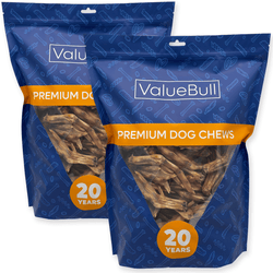 ValueBull USA Dehydrated Duck Feet for Dogs, 200 Count Wholesale Pack - ValuePetSupplies