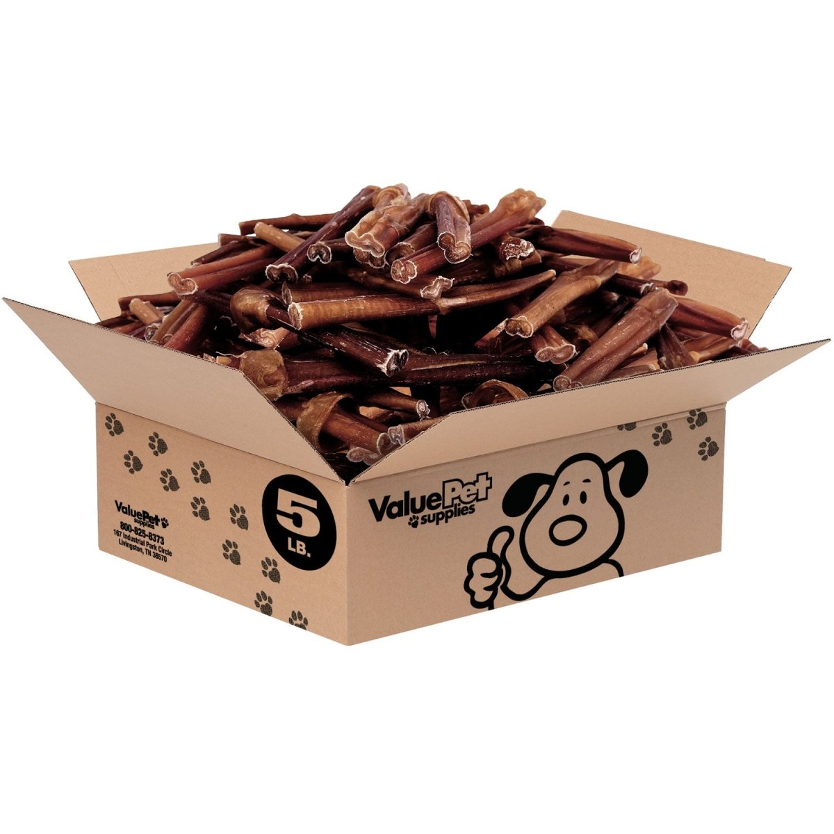 ValueBull USA Bully Sticks for Dogs, 6 Inch, 5 Pounds BULK PACK - ValuePetSupplies