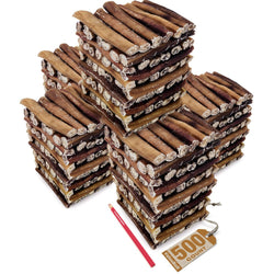 ValueBull USA Bully Sticks, Super Jumbo 6 Inch, 400 Count WHOLESALE PACK - ValuePetSupplies