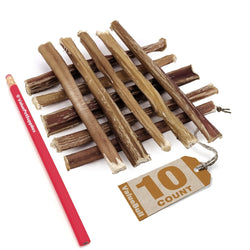 ValueBull USA Bully Sticks for Small Dogs, Extra Thin 6 Inch, 10 Count - ValuePetSupplies