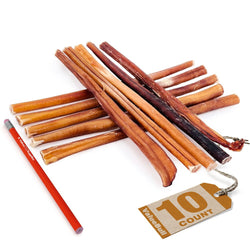 ValueBull USA Bully Sticks for Dogs, Medium 12 Inch, 10 Count - ValuePetSupplies