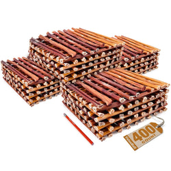 ValueBull USA Bully Sticks, Medium 12 Inch, 400 Count WHOLESALE PACK - ValuePetSupplies