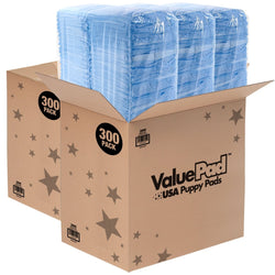 ValuePad USA Puppy Pads, Medium 22x23 Inch, 600 Count Bulk Pack - ValuePetSupplies