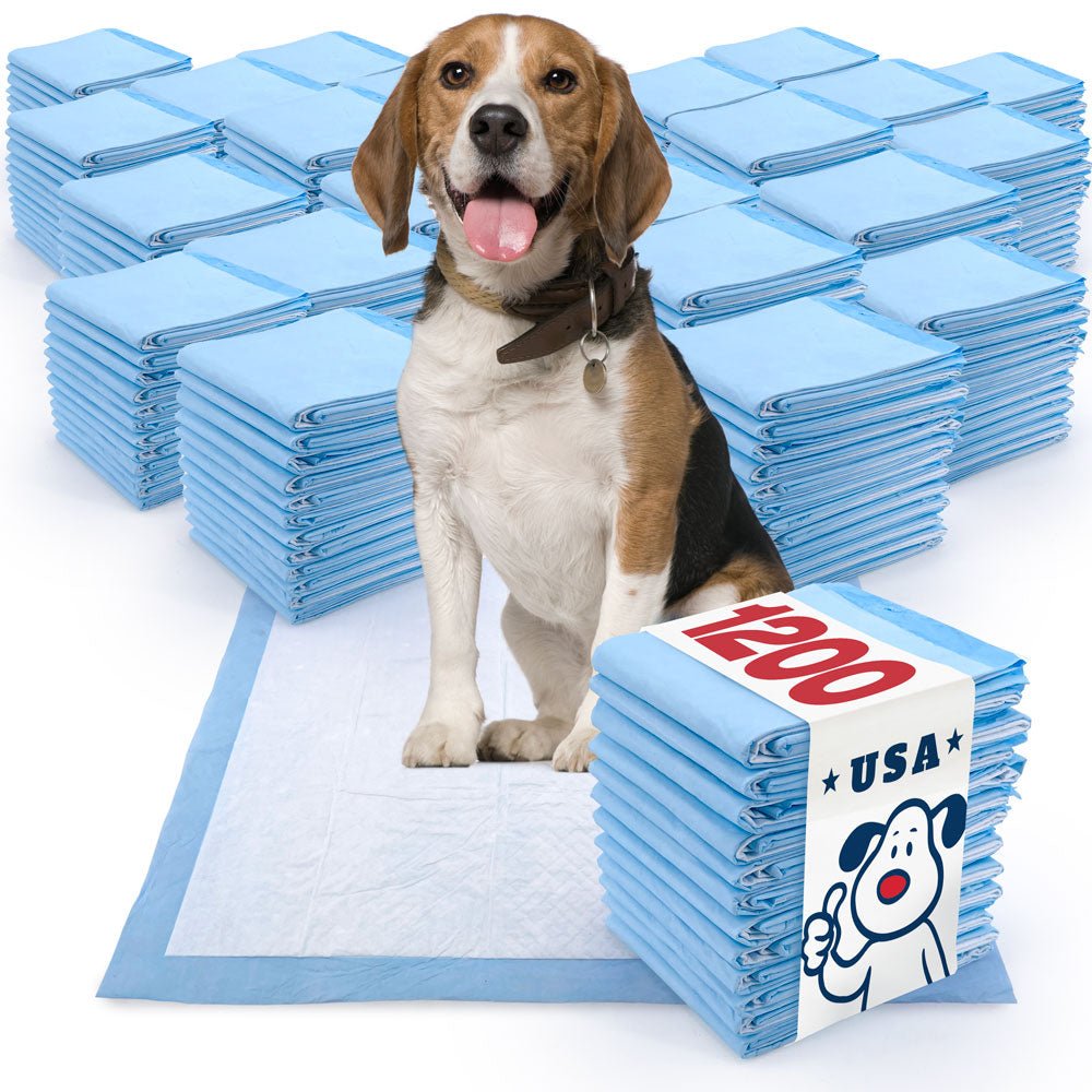 ValuePad USA Puppy Pads, Medium 22x23 Inch, 1,200 Count WHOLESALE PACK - ValuePetSupplies