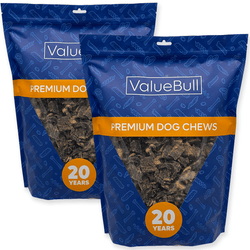 ValueBull Beef Heart Cubes for Dogs, 10 Pound Wholesale Pack - ValuePetSupplies