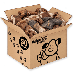 ValueBull Hairy Cow Ears for Dogs, 50 Count - ValuePetSupplies