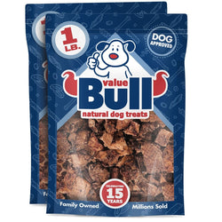 ValueBull Premium Beef Lung Cubes, 2 Pounds - ValuePetSupplies