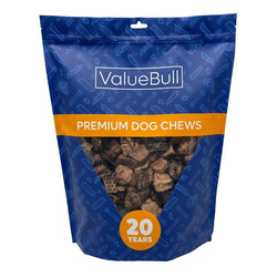 ValueBull Premium Beef Lung Cubes, 2 Pounds - 2