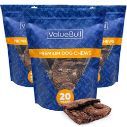 ValueBull Beef Lung Wafers, Premium 6 Pounds - ValuePetSupplies