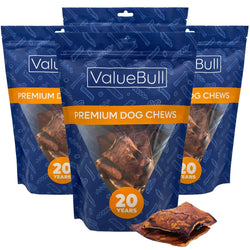 ValueBull USA Rawhide Chips, Natural Beef Flavor, 4 Pound - ValuePetSupplies